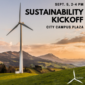 Sustainability Kickoff on September 5th from 2-4PM @ City Union Plaza