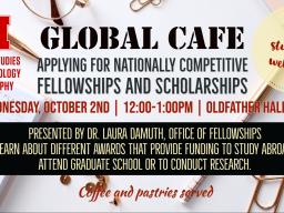 Global Cafe: Applying for Nationally Competitive Fellowships and Scholarships