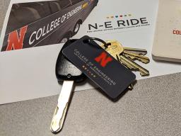 Students can pickup N-E Ride key ring tags in Othmer 114 or PKI 100.