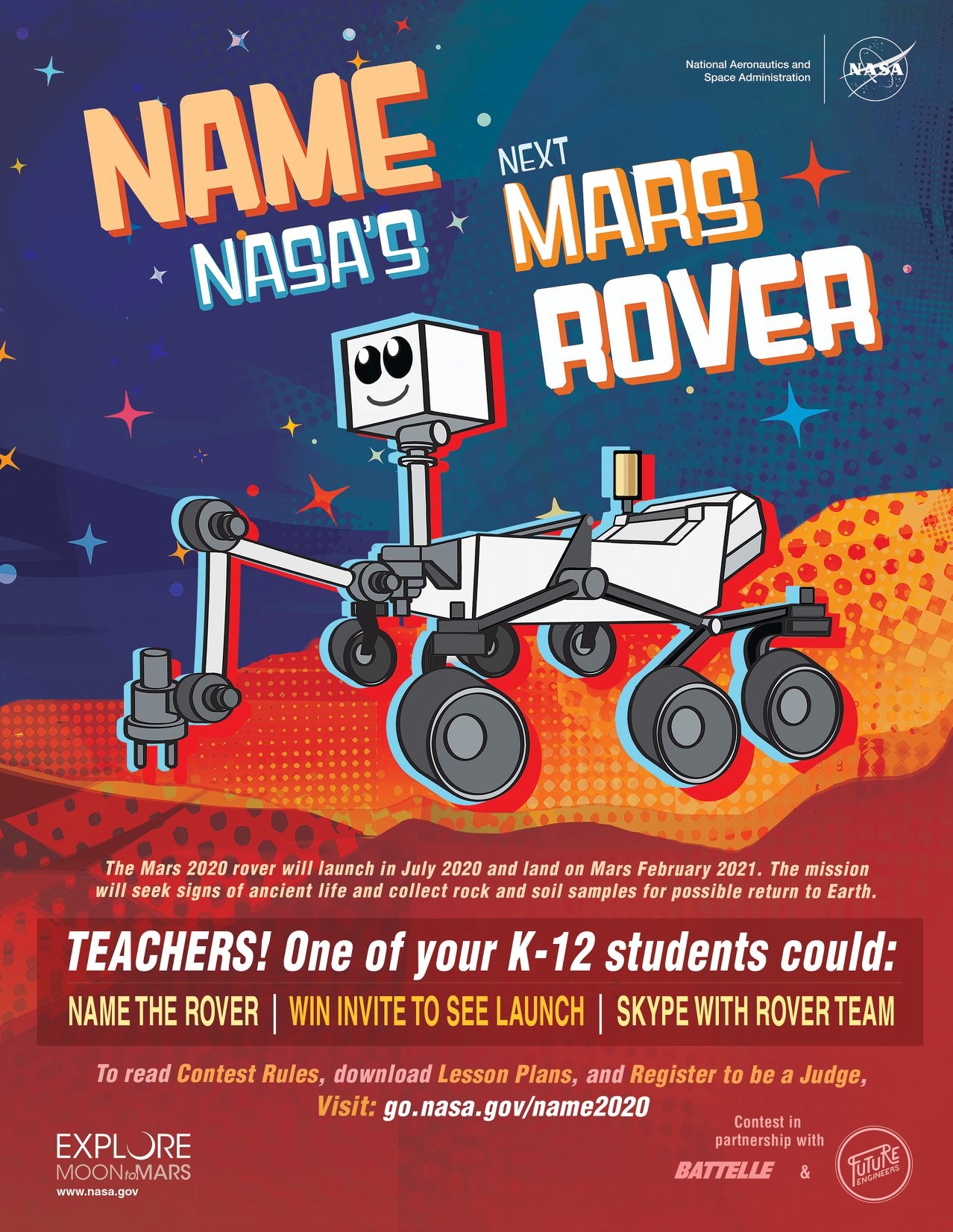 Name the Mars Rover
