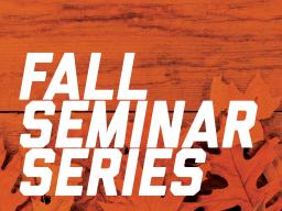 The SNR Fall Seminar Series begins Sept. 25, 2019, in Hardin Hall.