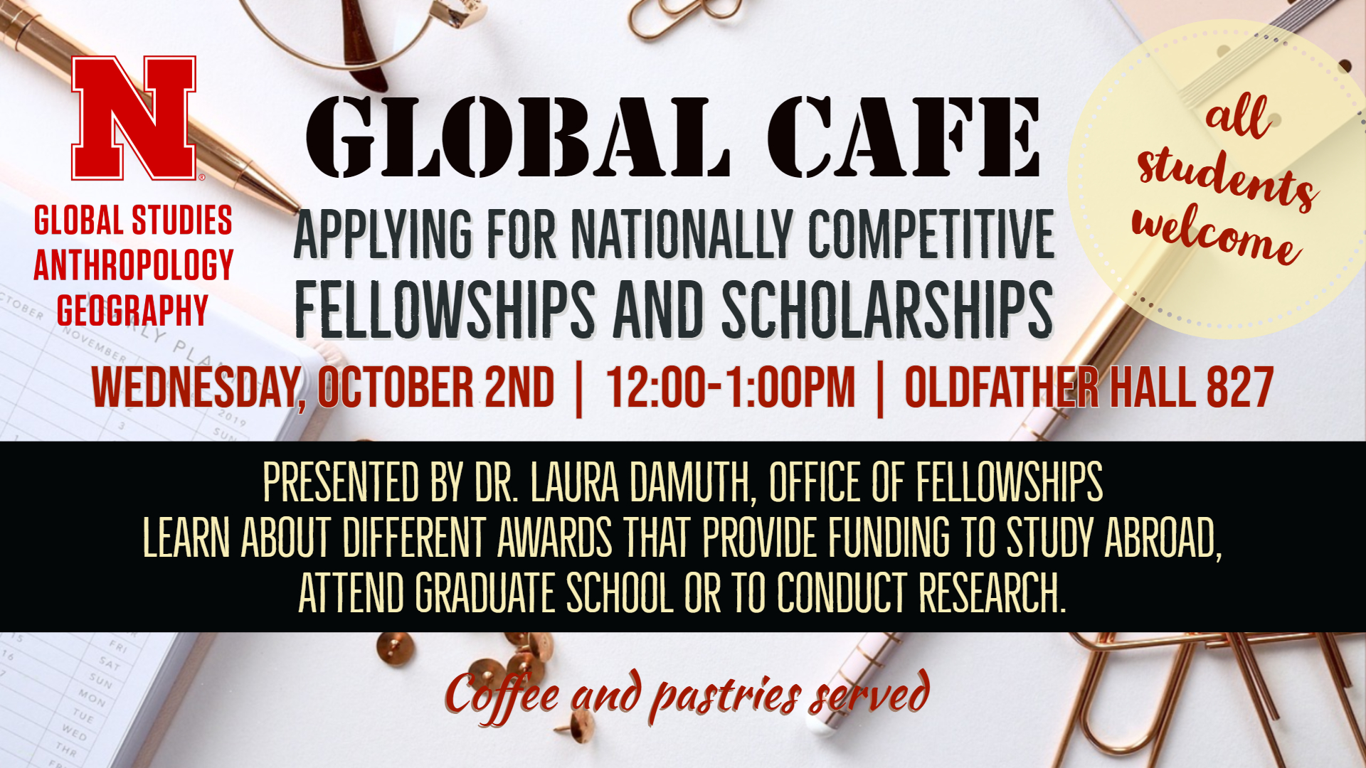 Global Cafe: Applying for Nationally Competitive Fellowships and Scholarships