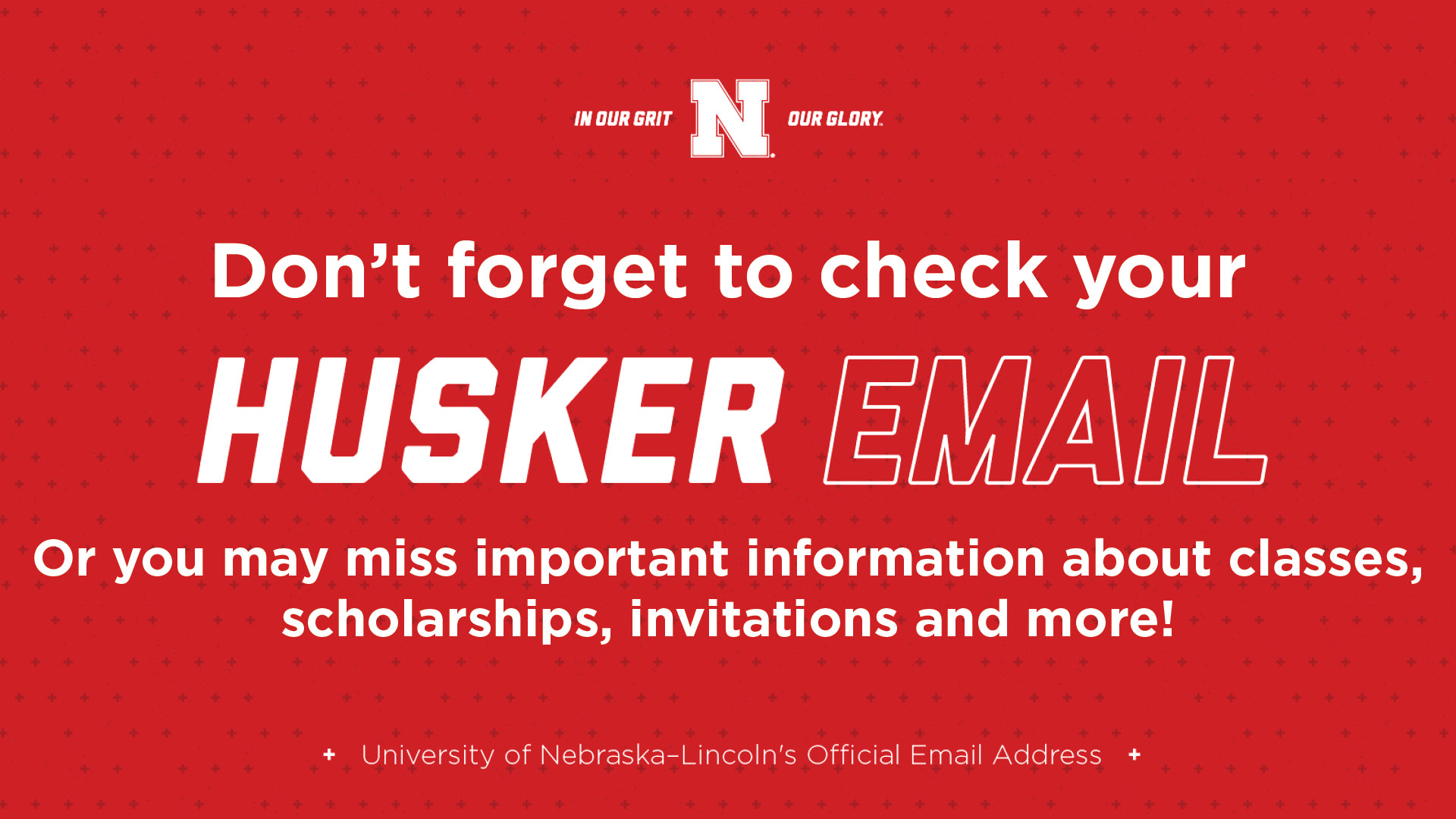 Huskers Email