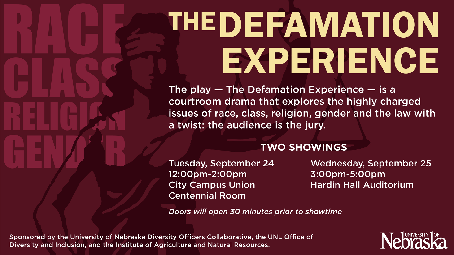 This is part of ongoing efforts to foster collective ownership of diversity, access and inclusion efforts across the entire NU system. Admission is free.