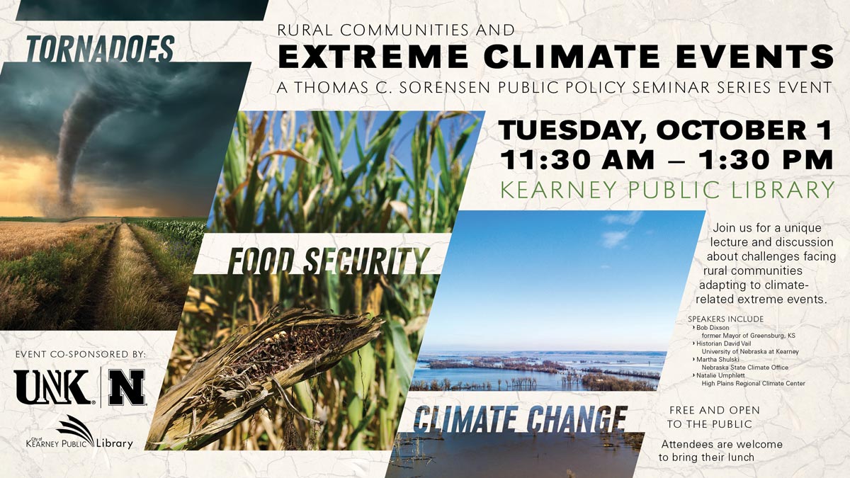 Thomas C. Sorensen Policy Seminar Series is set for Oct. 1 in Kearney, Nebraska.