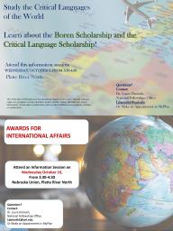 International Scholarship Information Sessions