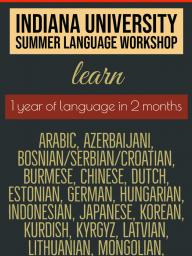 Indiana University Summer Language Workshop