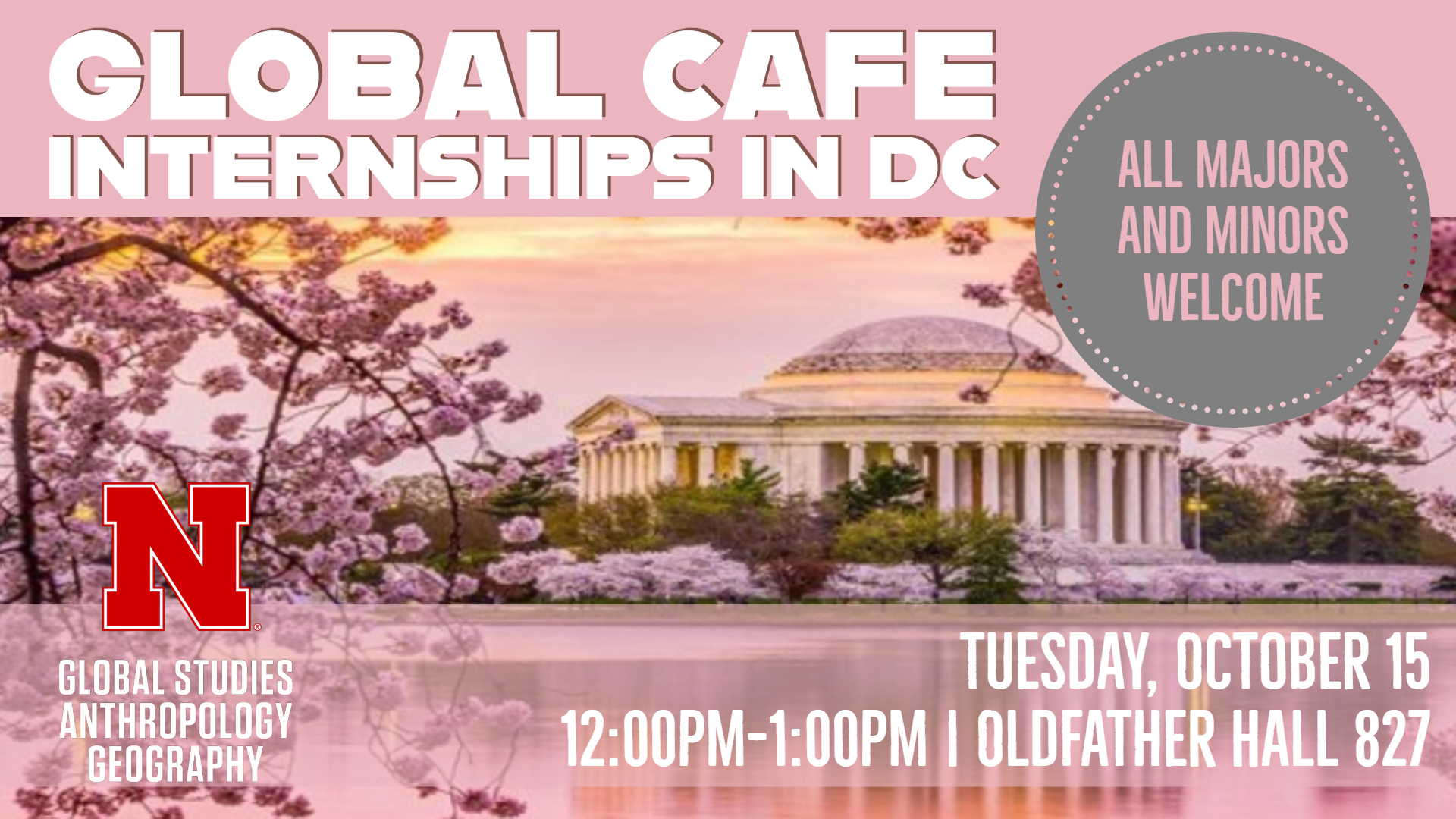 Global Cafe Internships in DC TOMORROW Announce University of