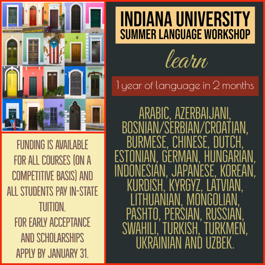 Indiana University Summer Language Workshop