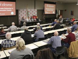 A panel discussion at a 2019 Successful Farmer Series workshop.