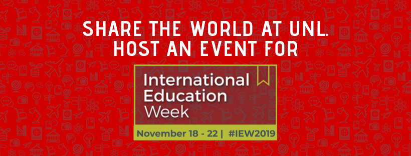 Host an event for International Education Week 2019.