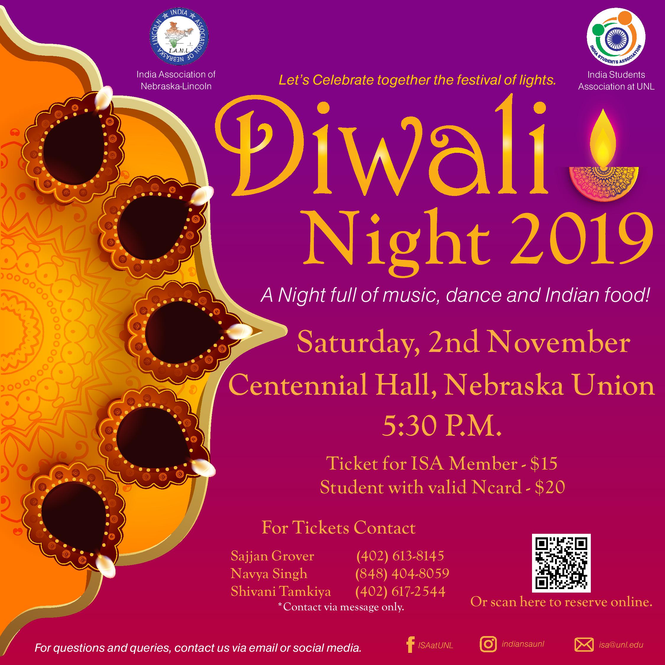 Diwali night poster