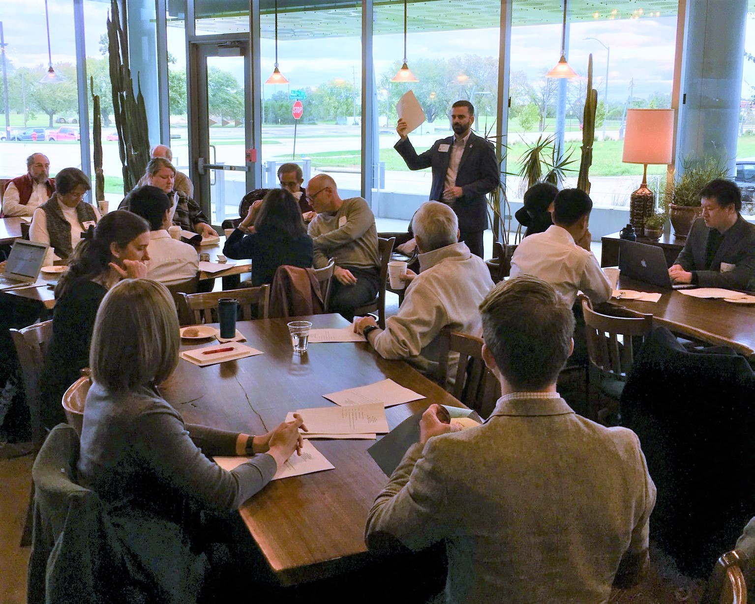 Associate Vice Chancellor for Global Affairs, Josh Davis, co-hosted an information session about the Research with a Global Impact award with the Office of Research and Economics Development on October 11.