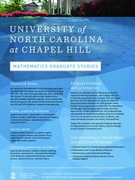 UNC-CH Math Graduate Program