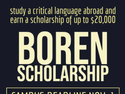 Boren Scholarship