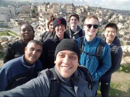 Students studying abroad in Jordan in spring 2019.