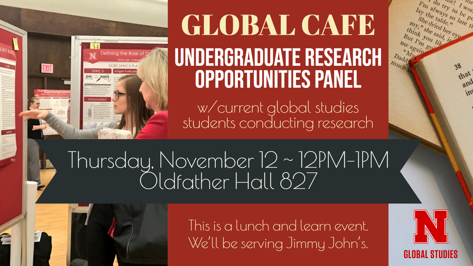 Global Cafe: Undergraduate Research Panel