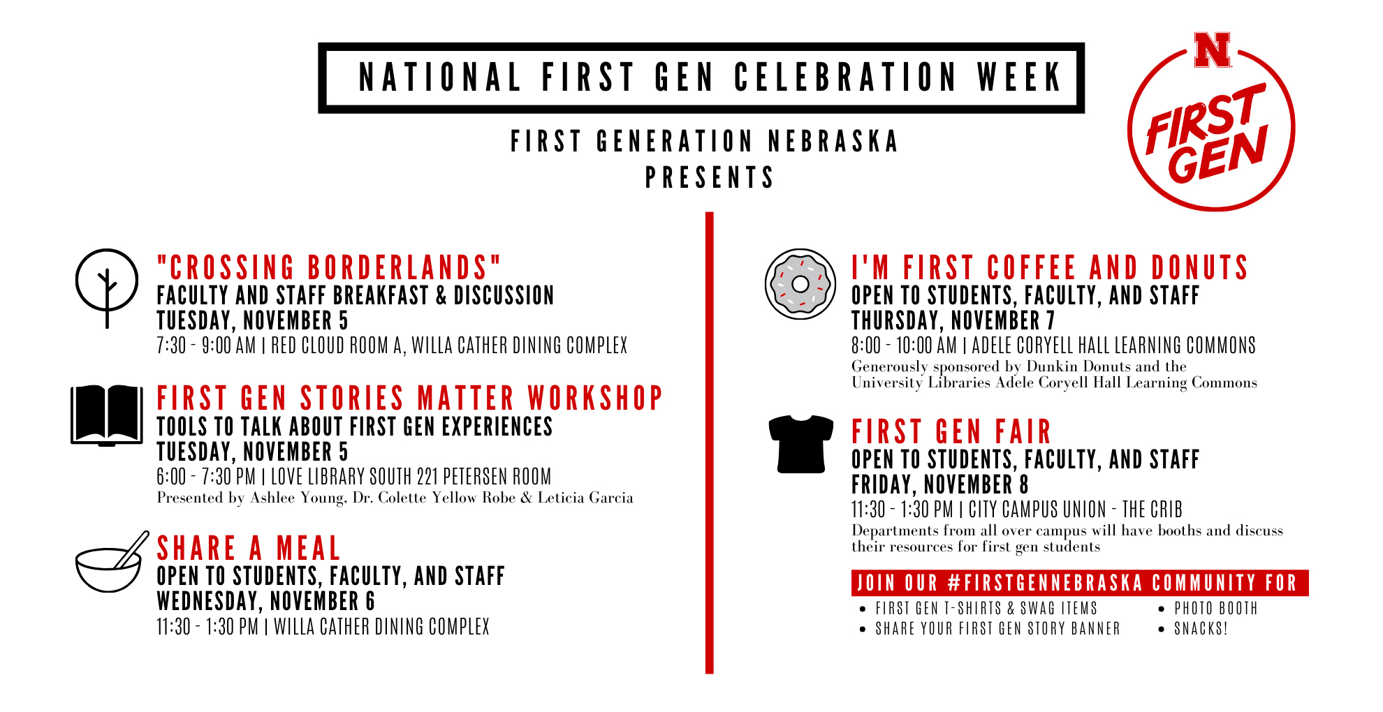 National First Generation Celebration Week, Announce