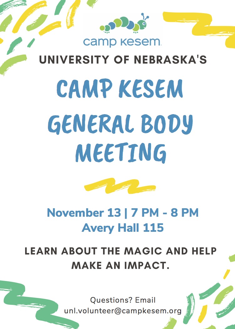 Find out more or contact us via email at unl.volunteer@campkesem.org.