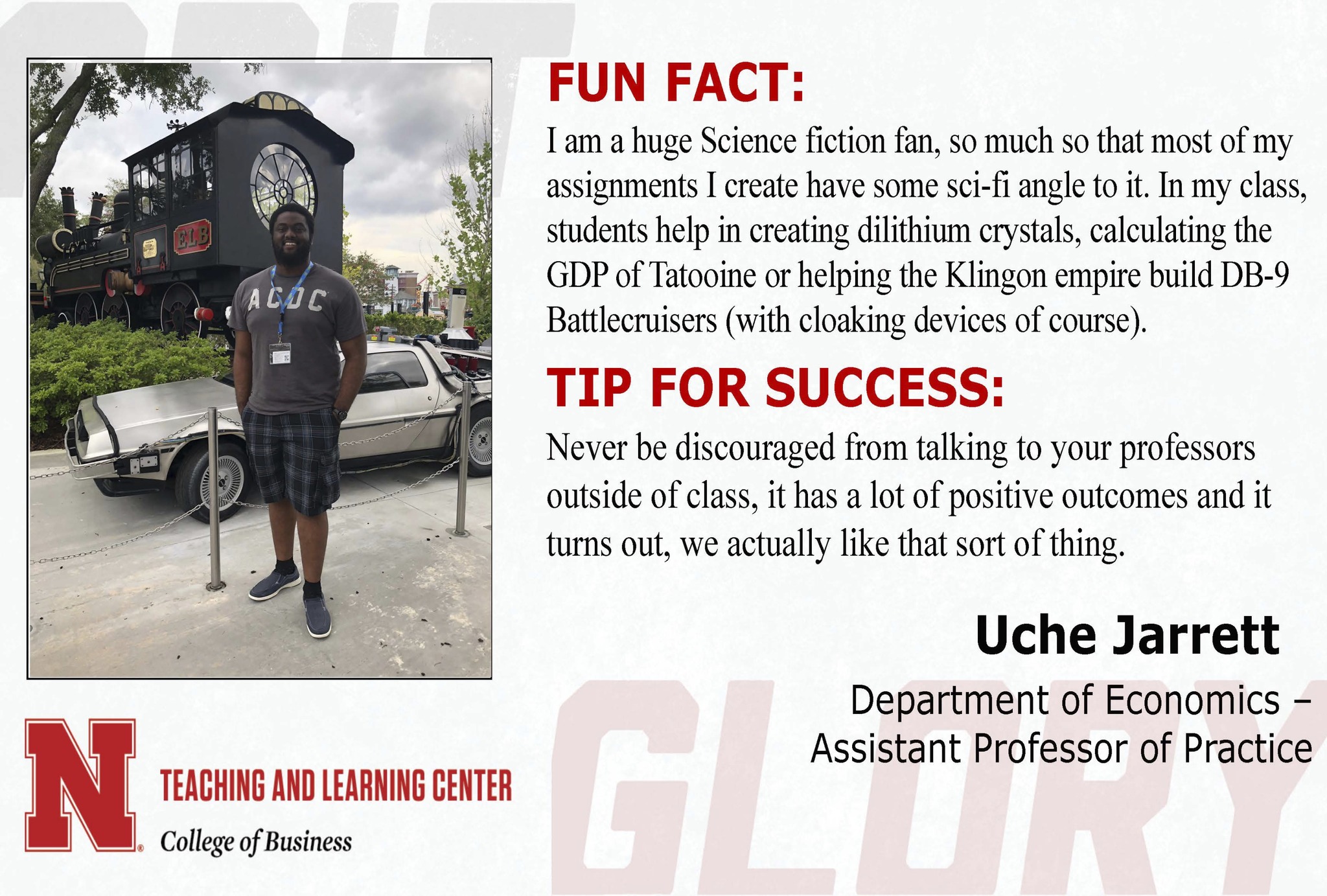 Uche Jerrett's tip of the week