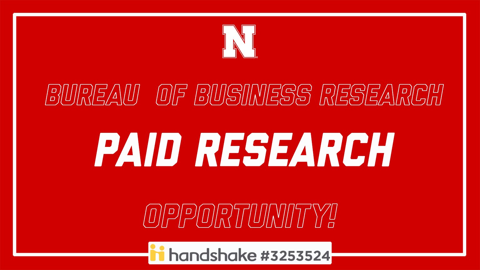 Bureau of Business Research is Hiring!