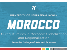 New UNL-Faculty Led Program To Morocco Poster