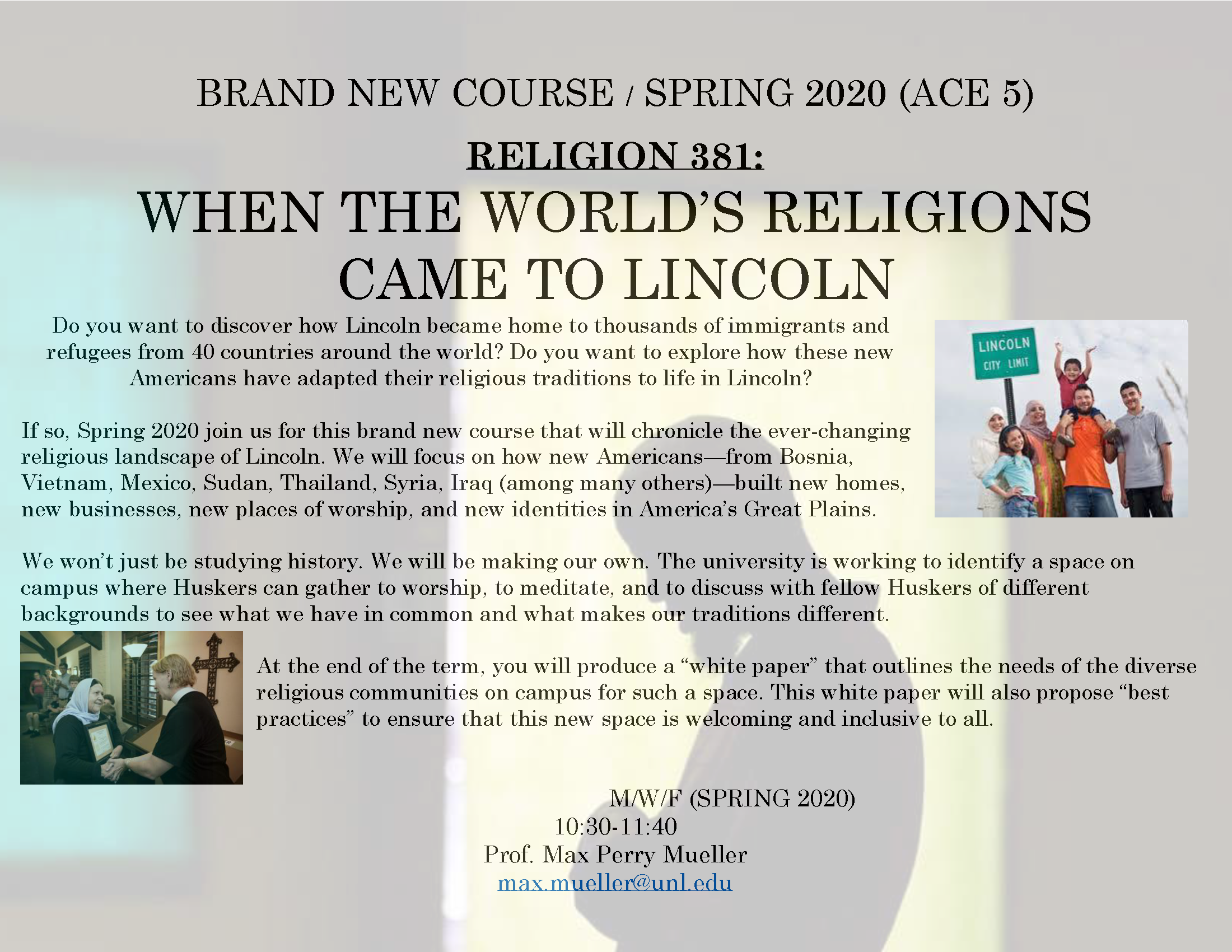 Spring 2020 Courses: REGL 381 & JAPN 333