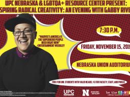 Join UPC Nebraska for this engaging talk with Gabby Rivera.