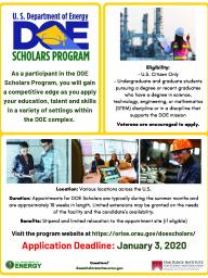 DOE Scholars Program
