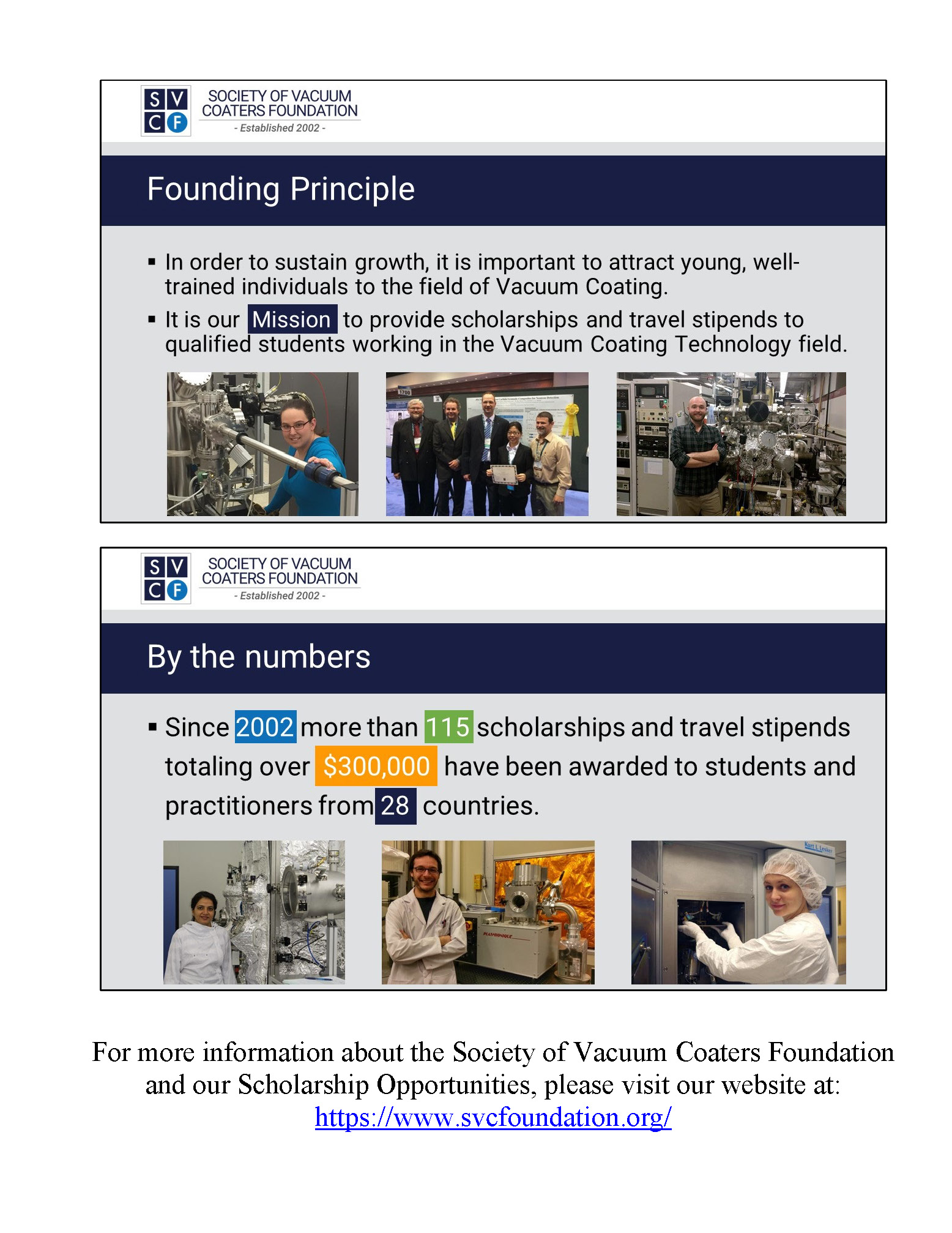 SVC Foundation College Scholarships