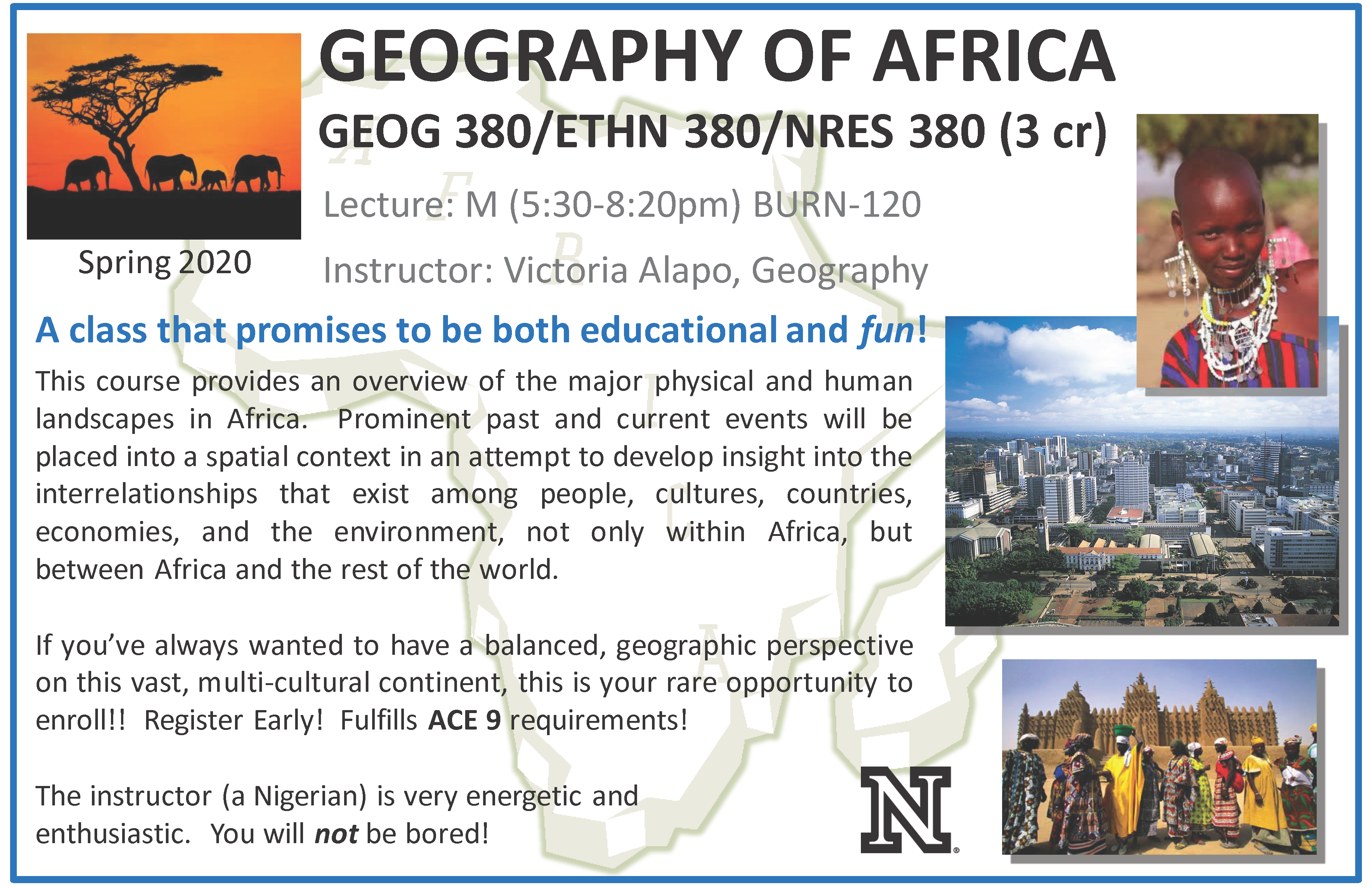 GEOG 380: Geography of Africa