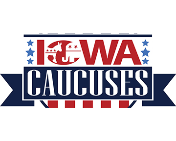 Monday, Feb  3-Iowa Democratic Caucuses for the 2020 presendential election
