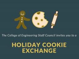 Holiday Cookie Exchange is Friday, Dec.. 13.