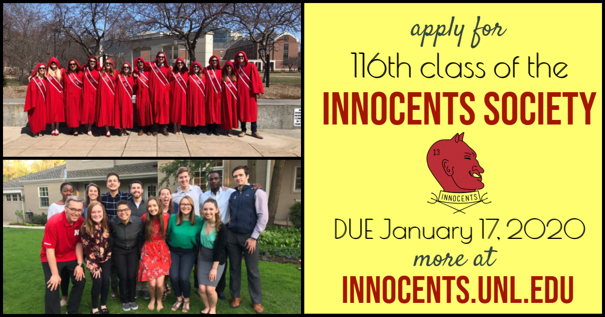 Juniors Apply for the Innocents Society