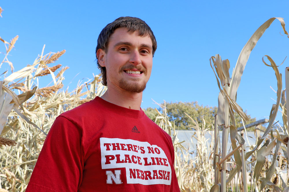 Justin Zoucha (Photo by Lana Koepke Johnson | Agronomy and Horticulture)