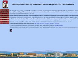 San Diego State University REU