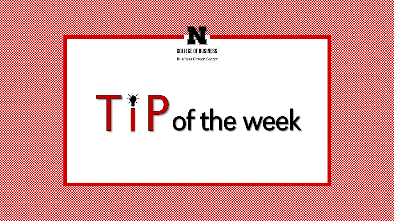 Tip of the Week