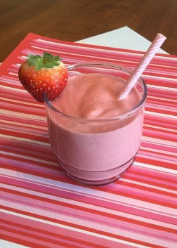 A Smoothie for Your Sweetheart —  see the recipe in this e-newsletter (Photo by Natalie Sehi, UNL Department of Nutrition & Health Sciences)