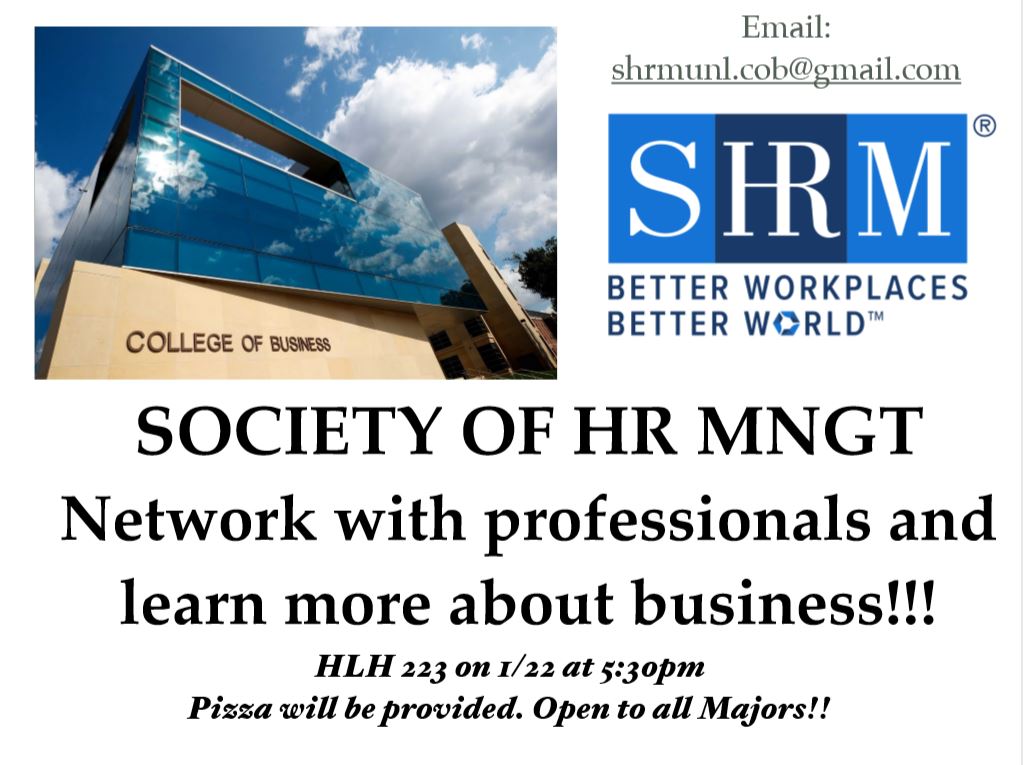 SHRM Networking opportunity!