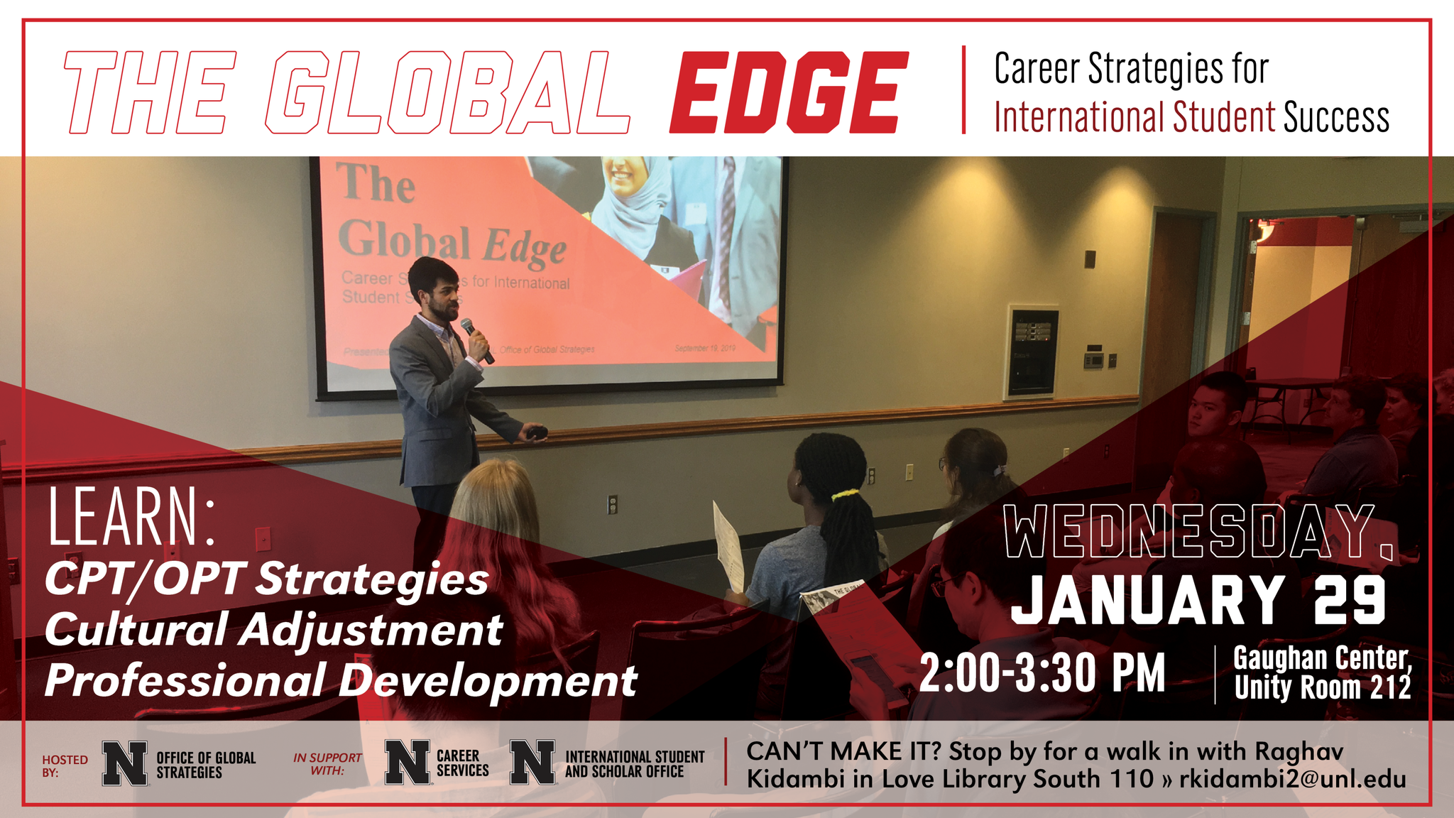 The Global Edge, January 29 Unity Room 212