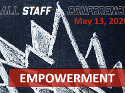 All-Staff Conference is May 13. Session proposal deadline is Friday, Jan. 24.