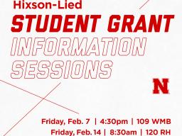 Information session will be held on Feb. 7 and Feb. 14
