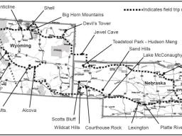 Field Course Route. June 13-28, 2020