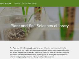 PASSeL, the Plant and Soil Sciences e-Library website, was updated in 2019. 