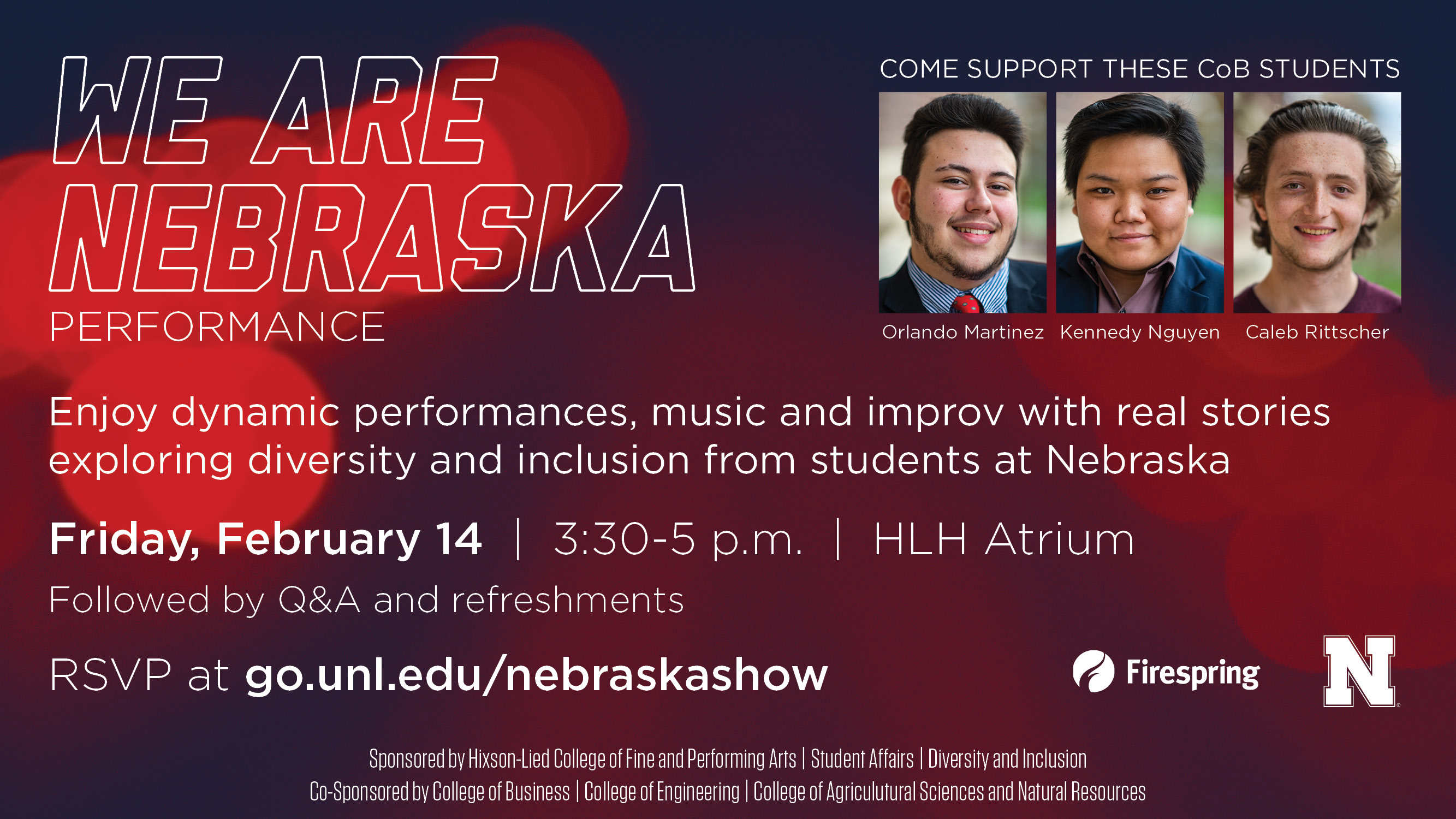 Enjoy a dynamic performance of student stories.