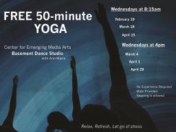 Free Yoga Sessiosn for HLCFPA Students