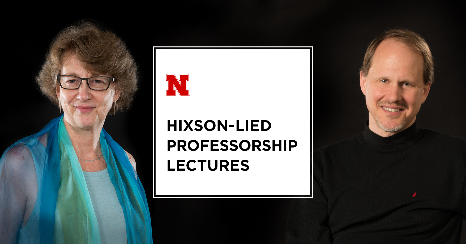 The inaugural Hixson-Lied Professorship Lectures on April 16 will feature lectures by Alison Stewart (left) and Hans Sturm.