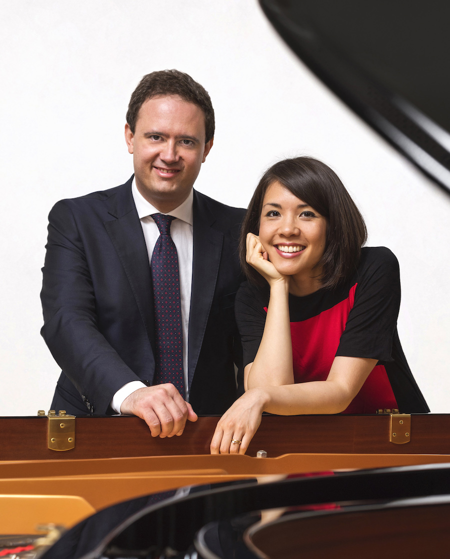 Duo pianists Stephanie Trick and Paolo Alderighi