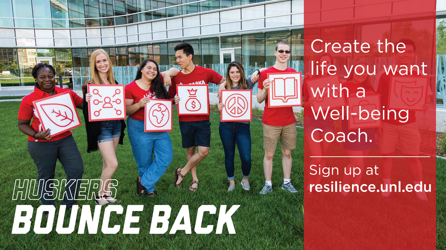 Big Red Resilience & Well-being volunteers are trained on the nine dimensions of well-being. 