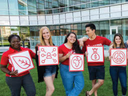Big Red Resilience & Well-being volunteers are trained on the nine dimensions of well-being. 